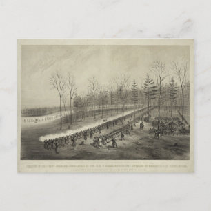 Cartão Postal Guerra Civil dos EUA: Batalha do Rio Stone