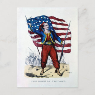 Cartão Postal Guerra Civil - Nova York Zouaves
