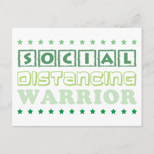 CARTÃO POSTAL GUERRA DE DISTÂNCIA SOCIAL