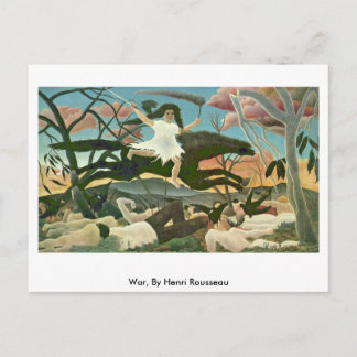 Cartão Postal Guerra, por Henri Rousseau