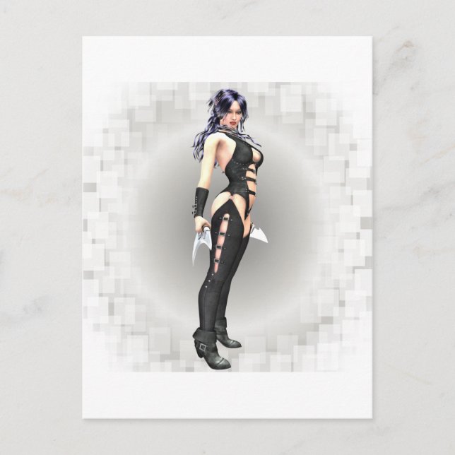 Cartão Postal Guerreiro 02 da fantasia (Frente)