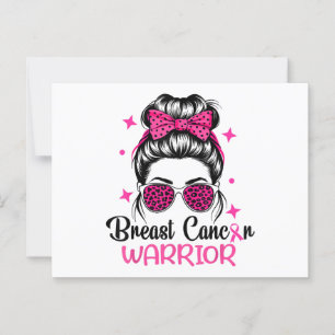 Cartão Postal Guerreiro da Consciência do Cancer da Mama