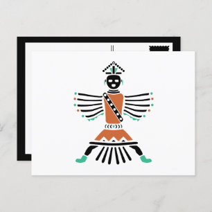 Cartão Postal guerreiro futebolista