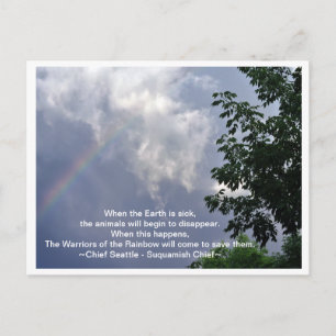 Cartão Postal Guerreiros do Arco-íris