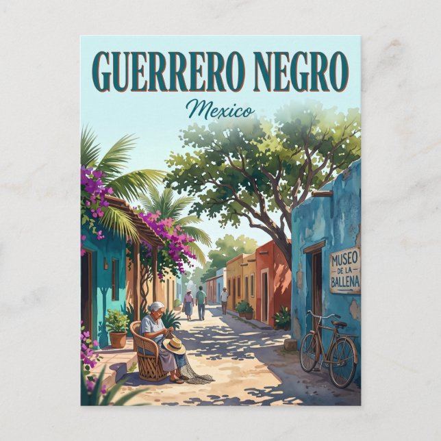 Cartão Postal Guerrero Negro México (Frente)
