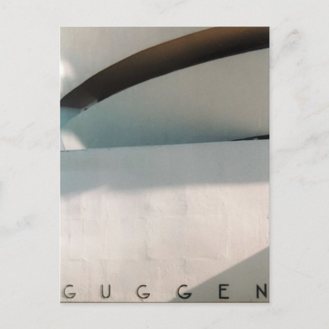 Cartão Postal guggenheim (Frente)