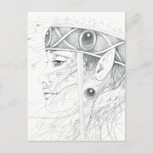 Cartão Postal Guia do Anjo Shaman (Frente)