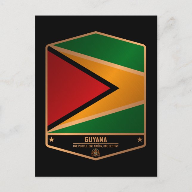 Cartão Postal Guiana (Frente)