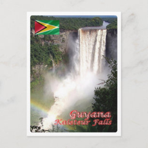 Cartão Postal Guiana - Kaieteur Falls -