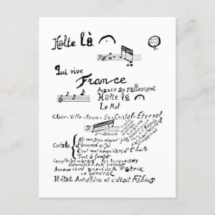 Cartão Postal Guillaume Apollinaire, Venu de Dieuze