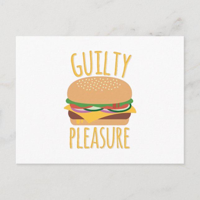 Cartão Postal Guilty Pleasure (Frente)