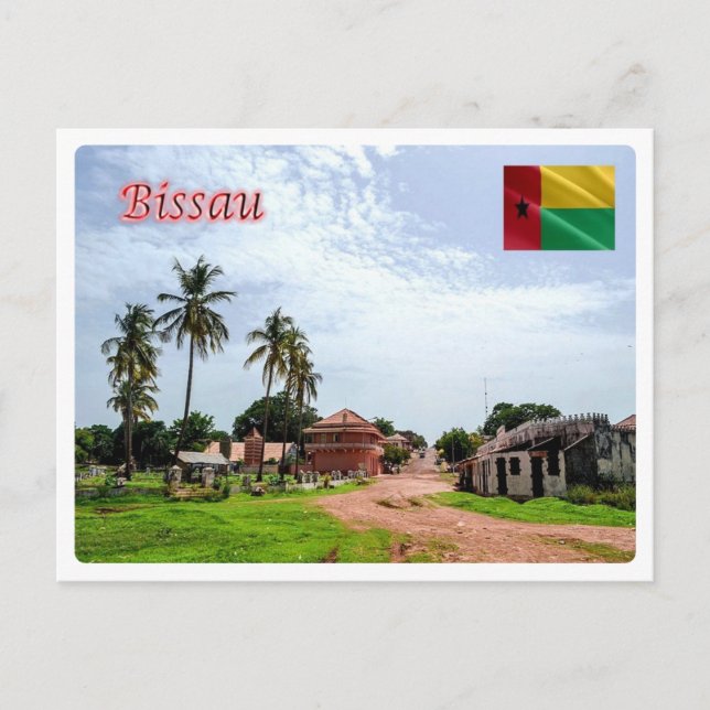 Cartão Postal Guiné-Bissau - (Frente)