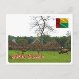 Cartão Postal Guiné-Bissau - Village typique -
