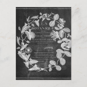 Cartão Postal guiões de quadros em forma de chalkboard folhas de