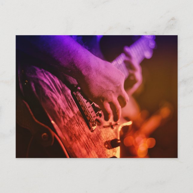 Cartão Postal Guitarra Bacana (Frente)