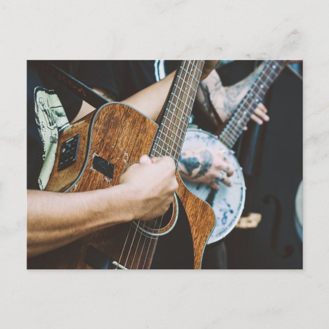 Cartão Postal Guitarra Incrível (Frente)