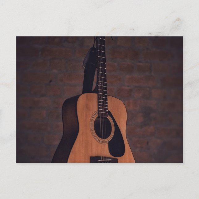 Cartão Postal Guitarra Linda (Frente)