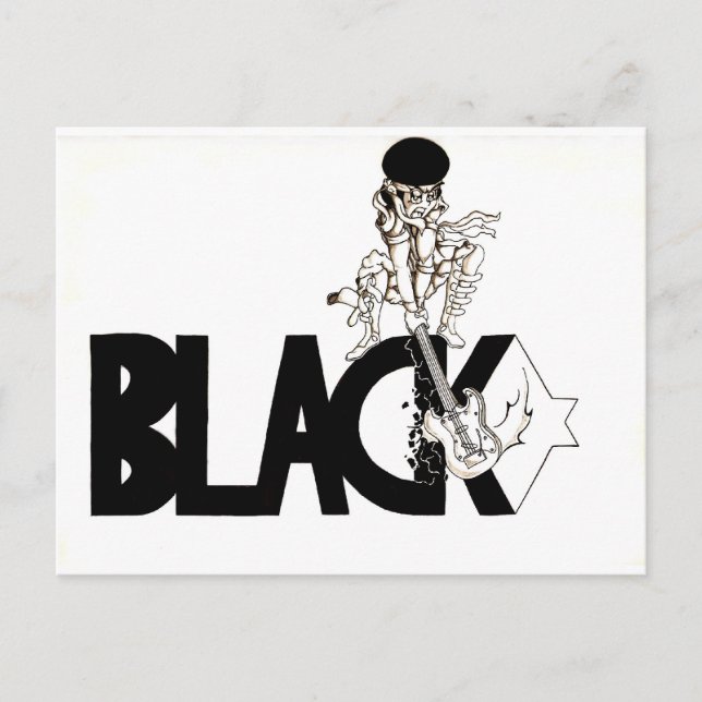 Cartão Postal guitarrista (Frente)