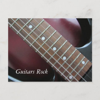 Cartão Postal Guitars Rock - Guitarra Elétrica