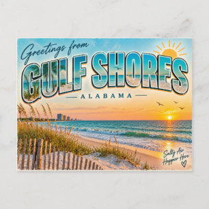 Cartão Postal Gulf Shores Alabama