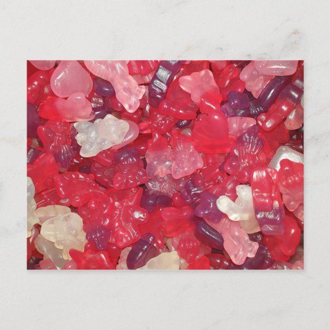 Cartão Postal Gummies de fadas (Frente)