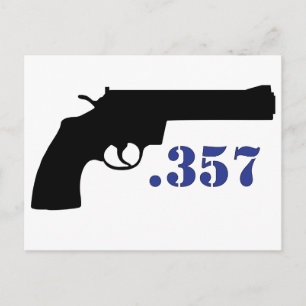 CARTÃO POSTAL **GUN .357**