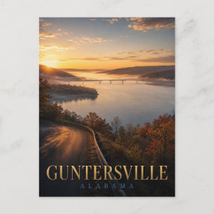 Cartão Postal Guntersville Alabama Lago Guntersville REALMS