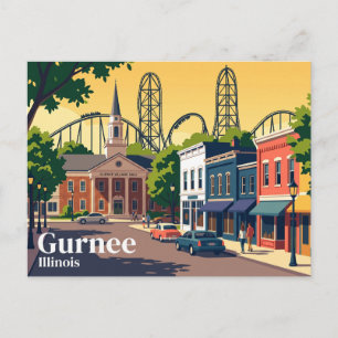 Cartão Postal Gurnee EUA
