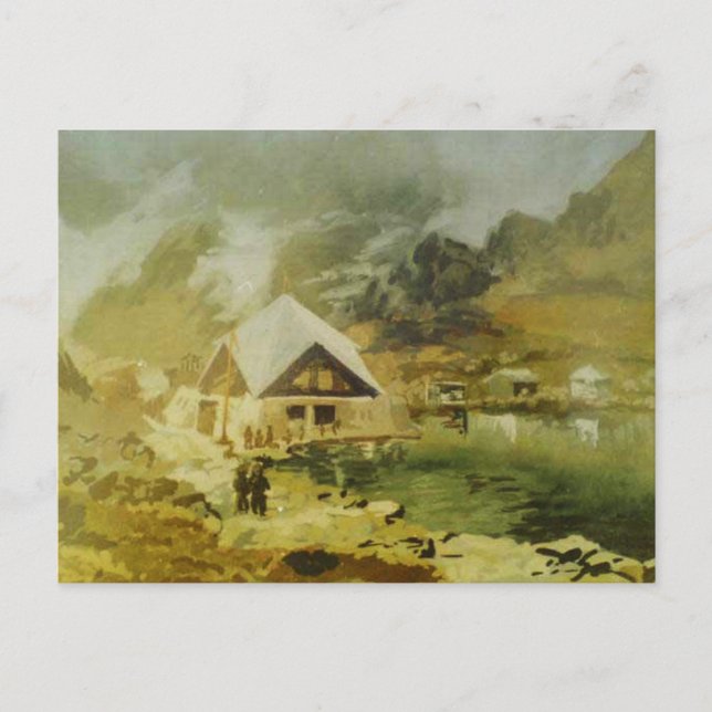 Cartão Postal Gurudwara Hemkunt Sahib por Shekhar Joshi (Frente)