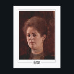 Cartão Postal Gustav Klimt #142 - Cartão-postal de arte<br><div class="desc">Gustav Klimt - Retrato De Uma Senhora 1894. Cartaz de arte e assinatura nº 142 da Zedign House. Para obter mais imagens e designs do Gustav Klimt - Pinturas e Desenhos,  visite https://books.zedign.com/zas/166.html</div>
