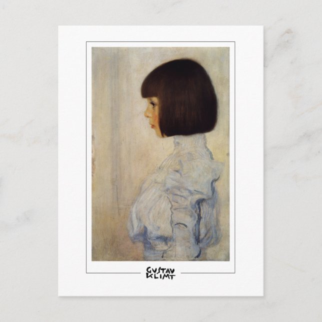 Cartão Postal Gustav Klimt #187 - Cartão-postal de arte (Frente)