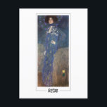 Cartão Postal Gustav Klimt #400 - Cartão-postal de arte<br><div class="desc">Gustav Klimt - Retrato Emilie Floge 1902. Cartaz de arte e assinatura nº 400 da Zedign House. Para obter mais imagens e designs do Gustav Klimt - Pinturas e Desenhos,  visite https://books.zedign.com/zas/166.html</div>