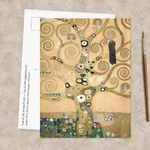 Cartão Postal Gustav Klimt - A Árvore da Vida, Friso Stoclet