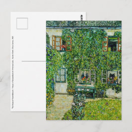 Cartão Postal Gustav Klimt - A Casa de Guardaboschi