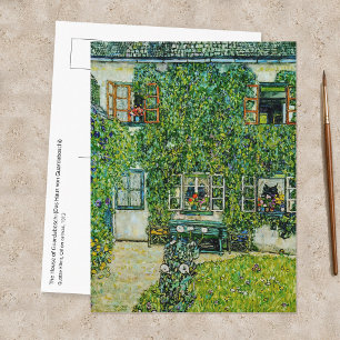 Cartão Postal Gustav Klimt - A Casa de Guardaboschi