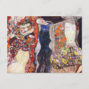Cartão Postal Gustav Klimt - A Noiva