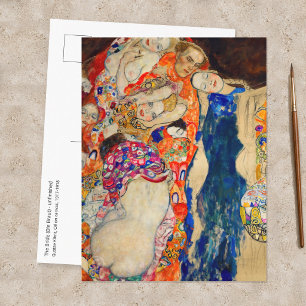 Cartão Postal Gustav Klimt - A Noiva (inacabado)