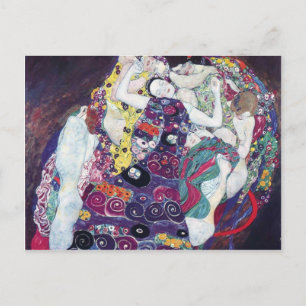 Cartão Postal Gustav Klimt - A Virgem