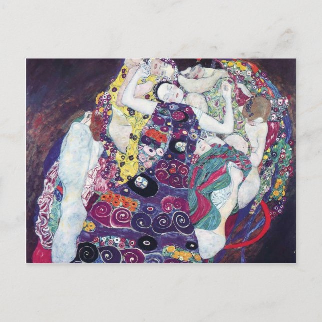 Cartão Postal Gustav Klimt - A Virgem (Frente)