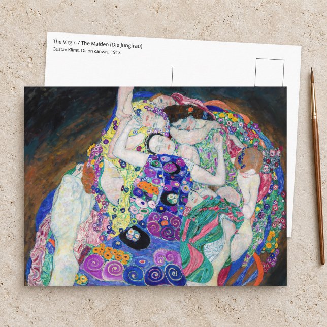 Cartão Postal Gustav Klimt - A Virgem (Criador carregado)