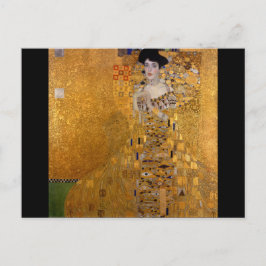 Cartão Postal Gustav Klimt,Adele,Art nouveau,deco,ouro,pinturas