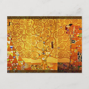 Cartão Postal Gustav Klimt Árvore da Vida: Art Nouveau Simbolist
