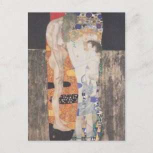Cartão Postal Gustav Klimt - As Três Idades da Mulher