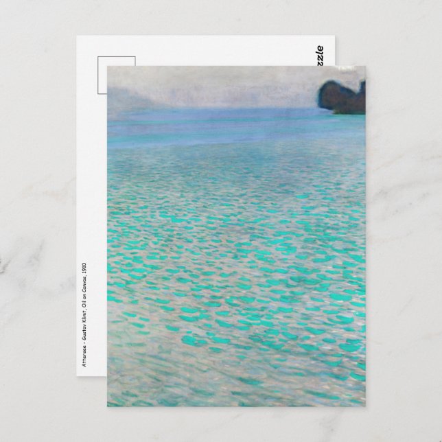 Cartão Postal Gustav Klimt - Attersee (Frente/Verso)