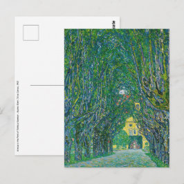 Cartão Postal Gustav Klimt - Avenida no Park Schloss Kammer
