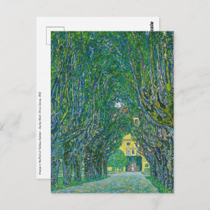 Cartão Postal Gustav Klimt - Avenida no Park Schloss Kammer