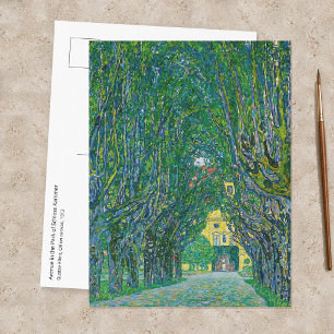 Cartão Postal Gustav Klimt - Avenida no Parque Schloss Kammer