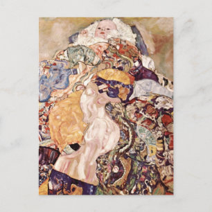 Cartão Postal Gustav Klimt ~ Baby