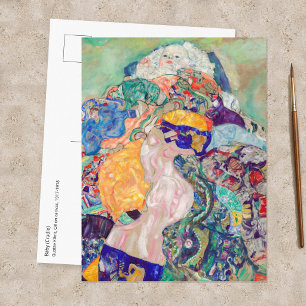 Cartão Postal Gustav Klimt - Bebê / Berço