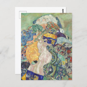 Cartão Postal Gustav Klimt - Bebê (Berço) de Belas Artes